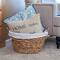 Household Essentials 12.5" Round Wicker Laundry Basket with Handles